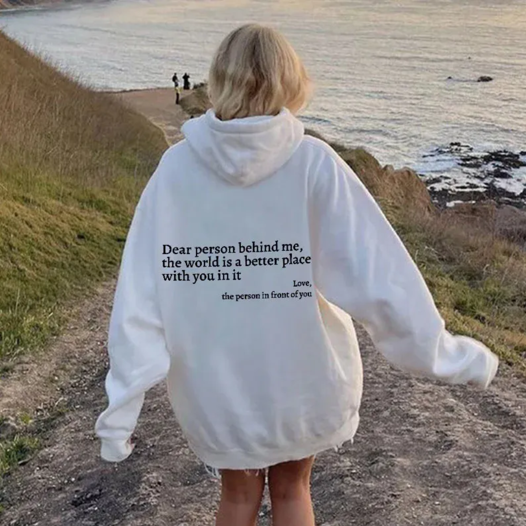 Dear Person Behind Me Hoodie - APHLAIRE