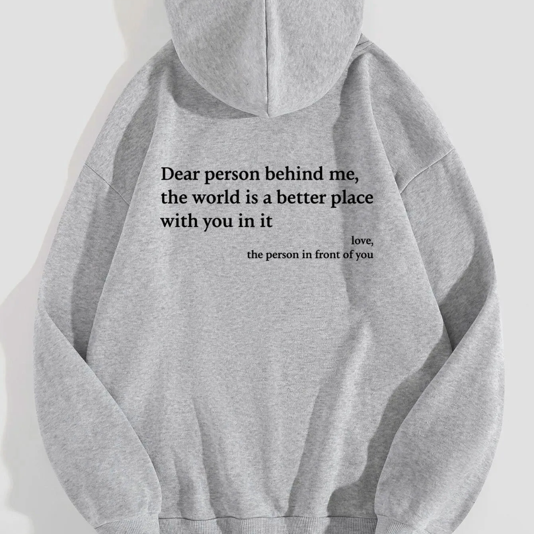 Dear Person Behind Me Hoodie - APHLAIRE