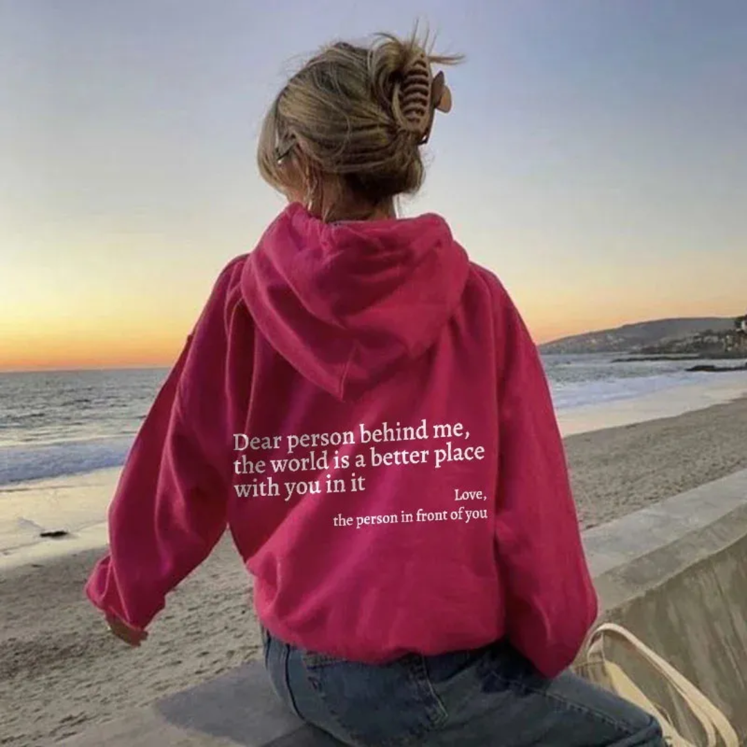 Dear Person Behind Me Hoodie - APHLAIRE