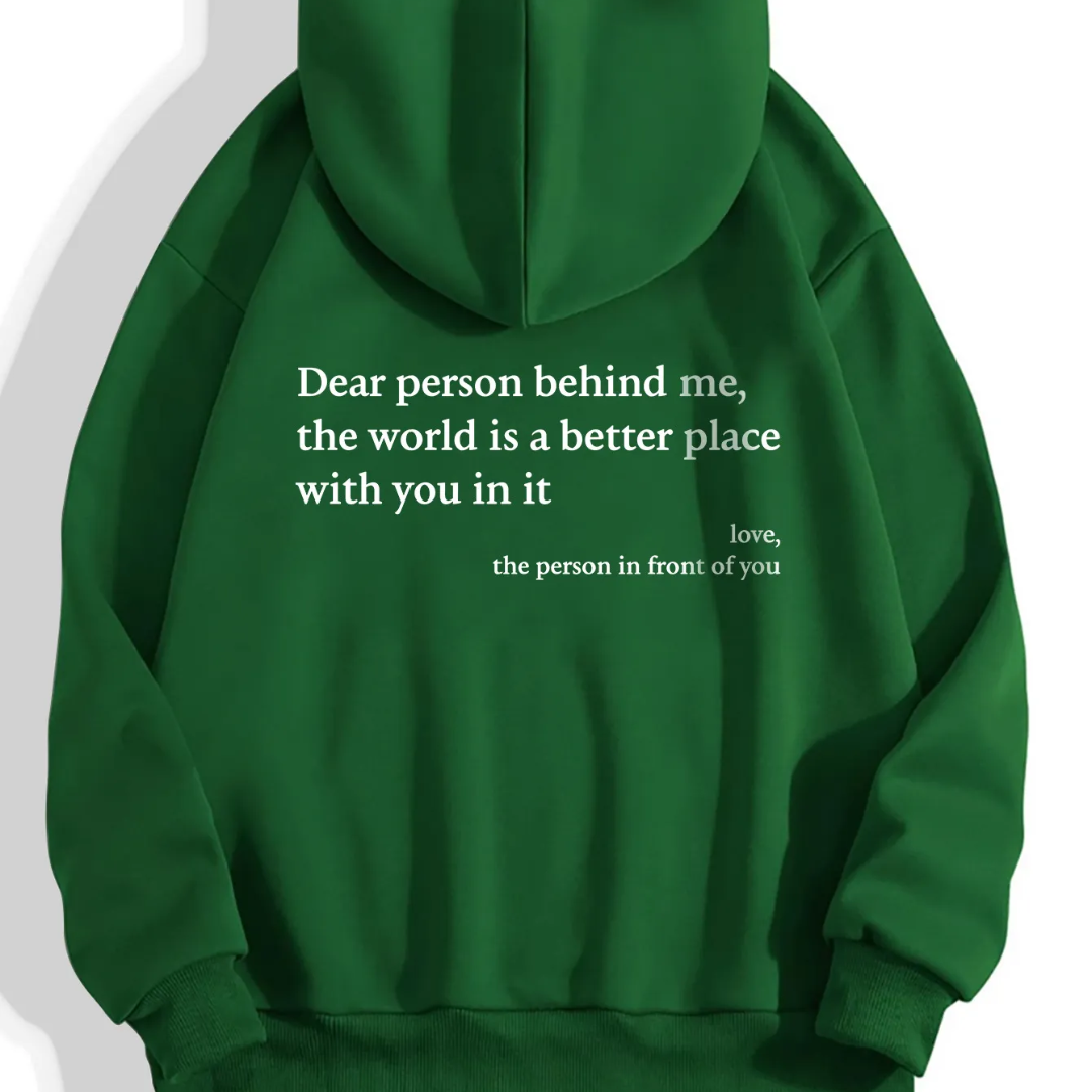 Dear Person Behind Me Hoodie - APHLAIRE