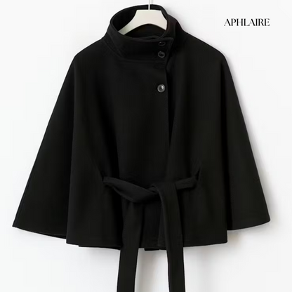 Aphlaire Belted Cape Jacket - APHLAIRE